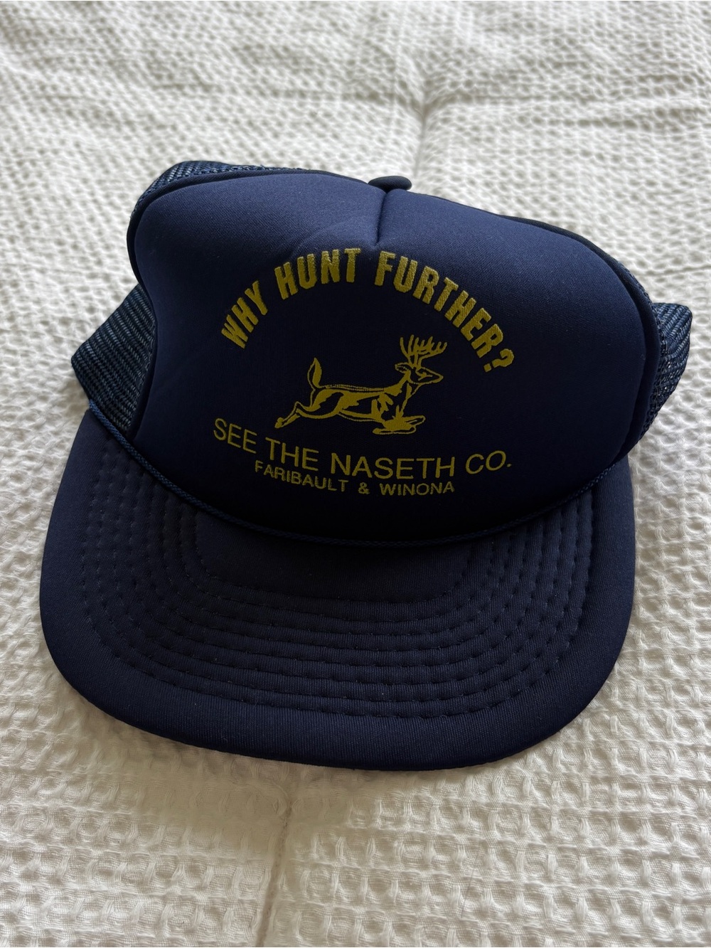 "Why Hunt Further?" Trucker Hat